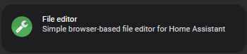 file editor addon